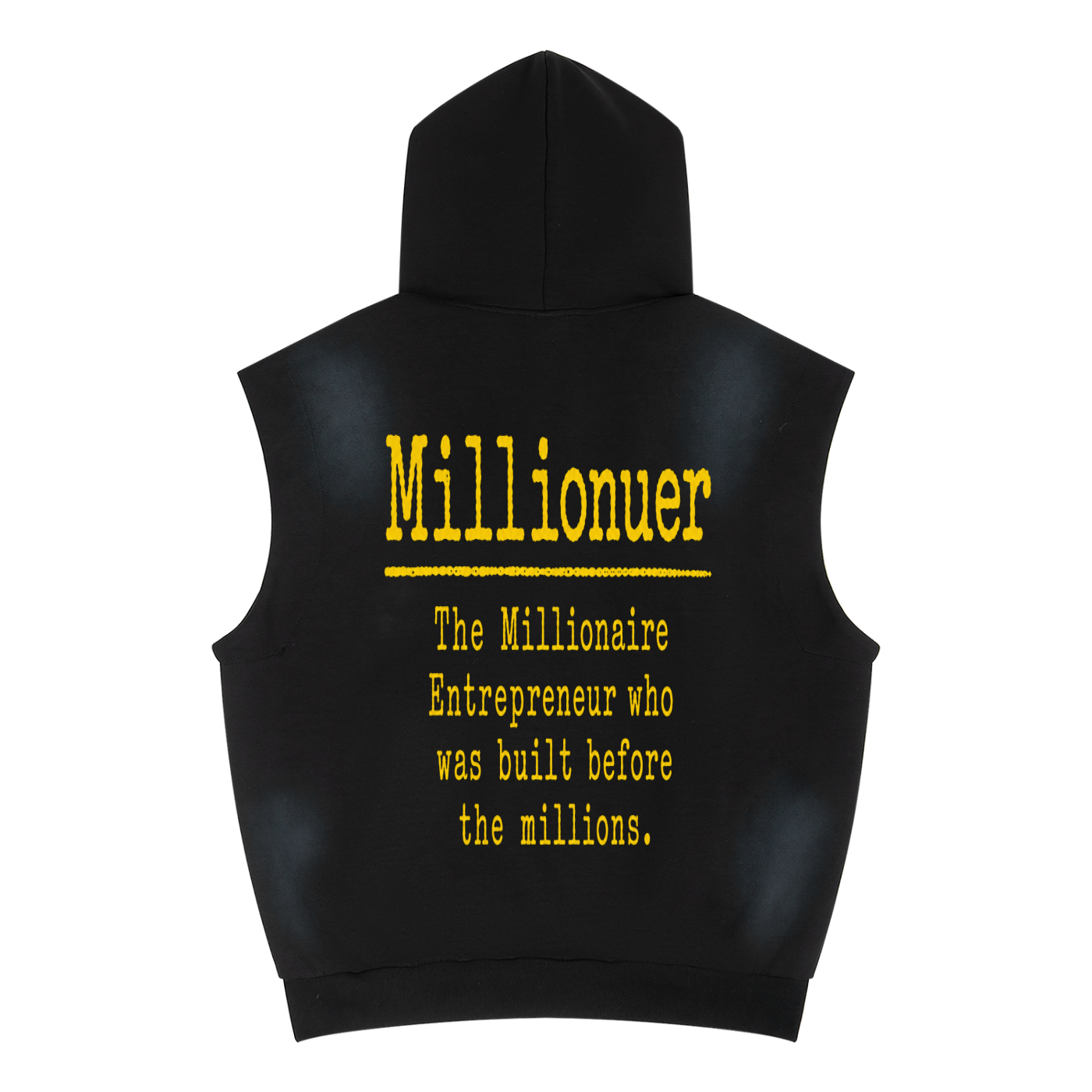 Sleeveless,Hoodie,Millionaire,Entreprenuer