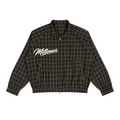 Unisex Plaid Full-Zip Track Jacket