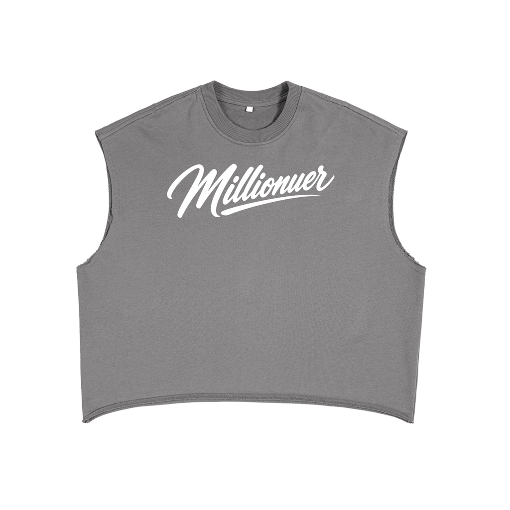 Millionuer French Terry Boxy Tank Top