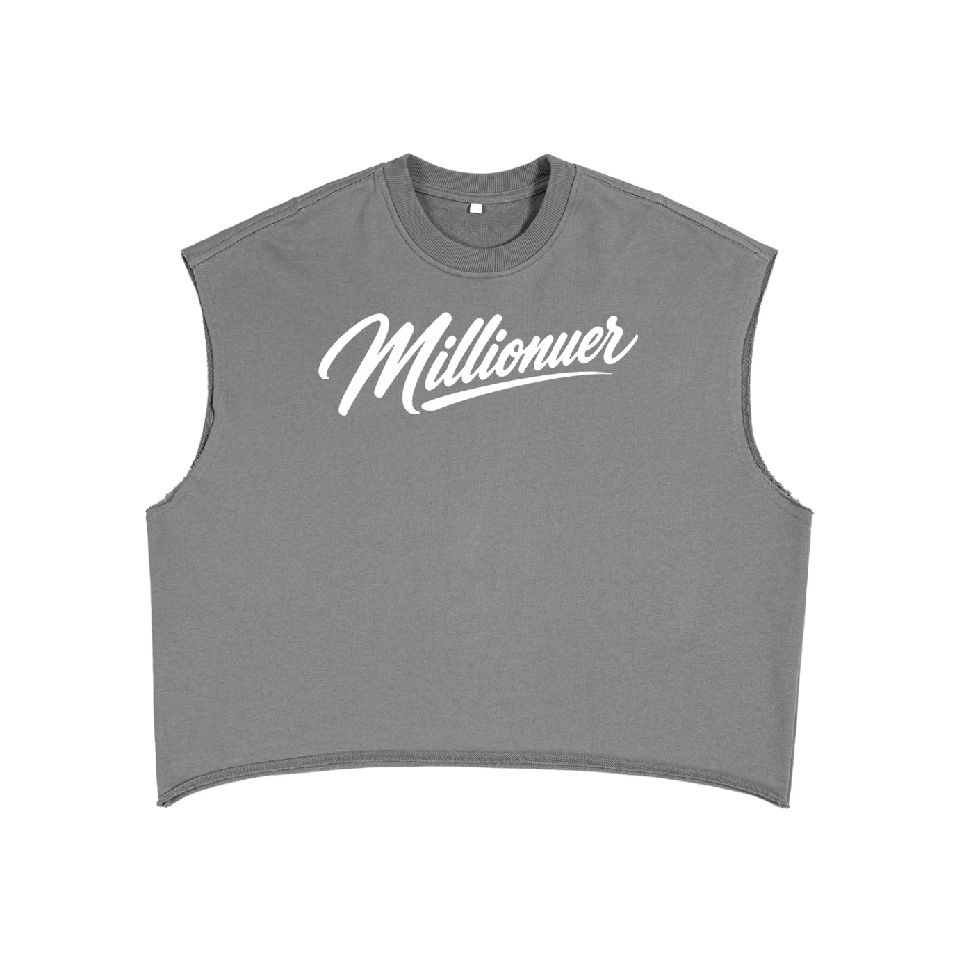 Millionuer French Terry Boxy Tank Top